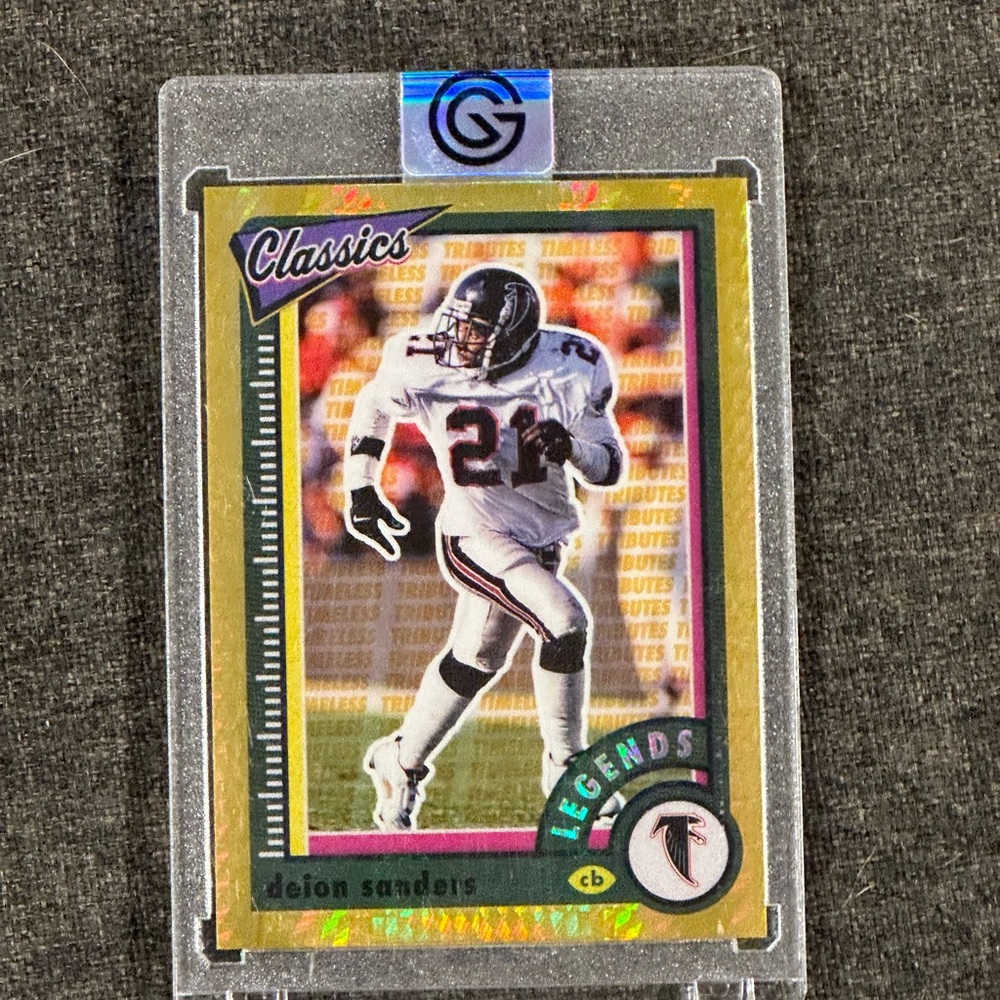 2022 Panini Classics - Tributes Gold #116 Deion Sanders /99